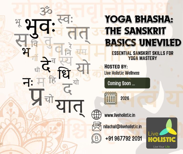 Yoga Bhasha: Learn Sanskrit Basics for Yoga Practice